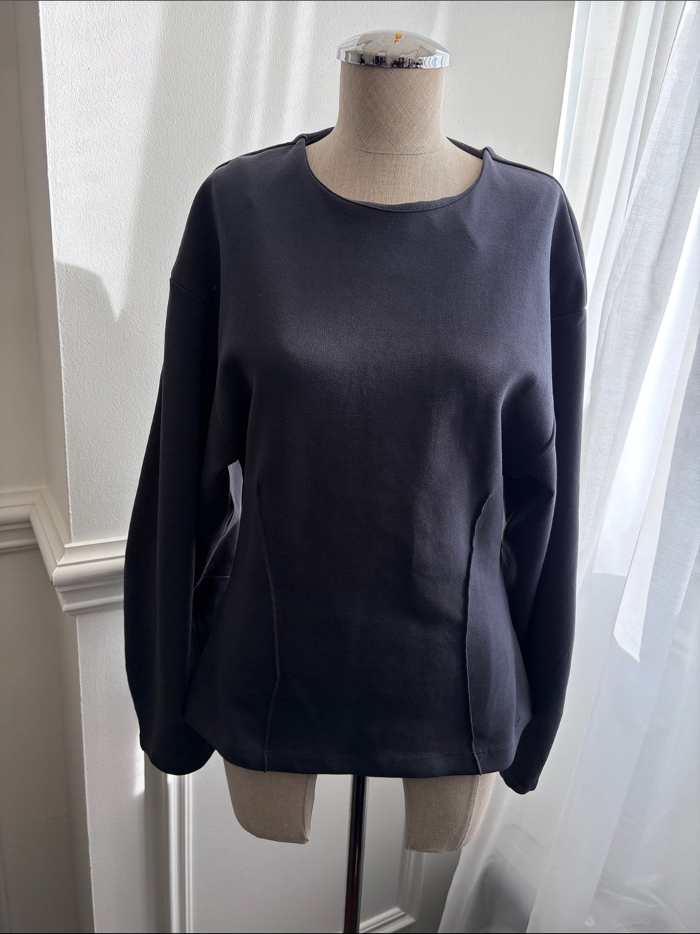 Zara Grey waist forming sweatshirt